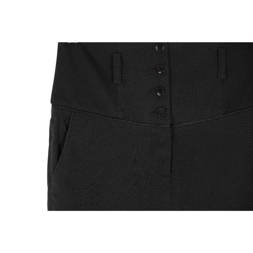 Y2K Rampage Skirt Size 7 Black White Polka Dots High Waisted Form Fitting Pencil - Picture 4 of 8